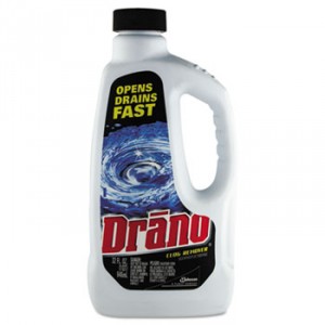 Liquid Drain Cleaner, 32 Oz. Safety Cap Bottle