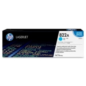 HP 822A, (C8551A) Cyan Original LaserJet Toner Cartridge