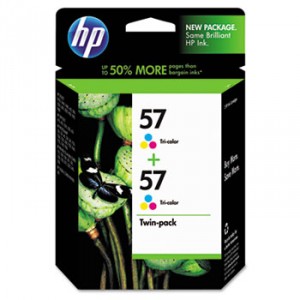 C9320fn (Hp 57) Ink, 400 Page-Yield, 2/Pack, Tri-Color