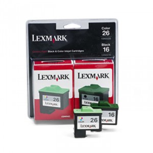 10n0202 Ink, 625 Page-Yield, 2/Pack, Black; Tri-Color