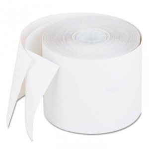 Recycled Receipt Roll, 2 1/4" x 90 ft, White