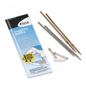 Refill for Preventa, MMF Kable & Sentry Counter Pens, Medium Pt, Black, 2/Pack
