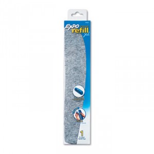 Dry Erase EraserXL Replacement Pad with 8 Disposable Layers, Felt, 10w x 2d