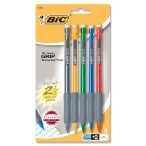 Matic Grip Mechanical Pencil, 0.50 Mm, Assorted Barrel
