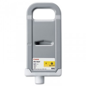 2966b001 (Pfi-703y) Ink, 700 Ml, Yellow