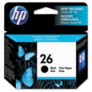 51626a (Hp 26) Ink, 790 Page-Yield, Black