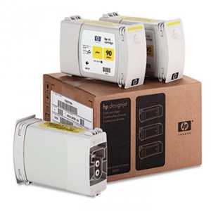 C5085a (Hp 90) Ink, 3/Pack, Yellow