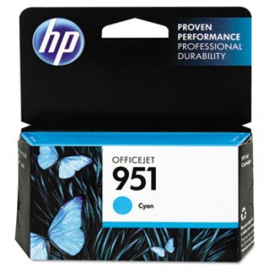 CN050AN140 (HP 951) INK, 700 PAGE-YIELD, CYAN