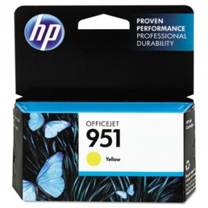 CN052AN140 (HP 951) INK, 700 PAGE-YIELD, YELLOW