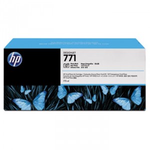 Cr256a (Hp 771) Ink, 775 Ml, Photo Black, 3/Pk
