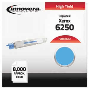 83672 Remanufactured, 106r00672 (Phaser 6250) Toner, 8000 Yield, Cyan