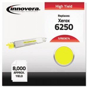 83674 Remanufactured, 106r00674 (Phaser 6250) Toner, 8000 Yield, Yellow