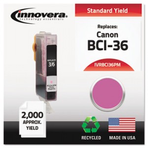 Bci36pm Remanufactured, Bci-3pm (Bci3e) Ink, 4000 Yield, Photo Magenta