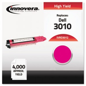 D3012 Compatible, Remanufactured, 341-3570 (3010) Toner, 4000 Yield, Magenta