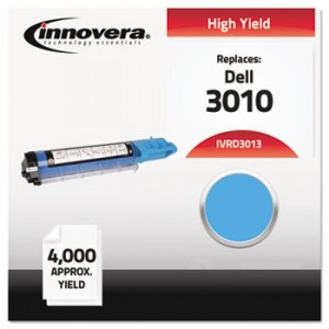 D3013 Compatible, Remanufactured, 341-3571 (3010) Toner, 4000 Yield, Cyan