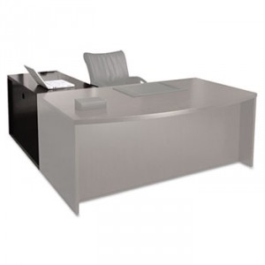 Mira Series Wood Veneer Return, 48w X 24d X 29?H, Espresso