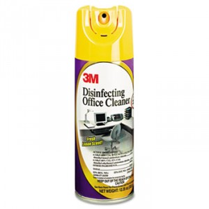 Disinfecting Office Cleaner, 12.35 Oz. Aerosol, 6/Carton