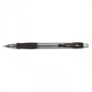G-2 Mechanical Pencil, 0.7mm, Clear w/Black Accents, Dozen