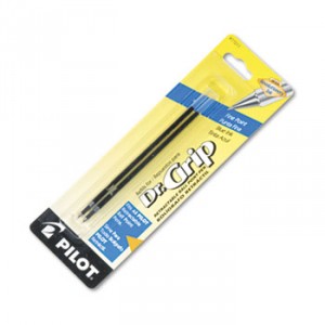 Refill, Better/EasyTouch/Dr Grip Retract Ballpoint, Fine, Blue, 2/Pack