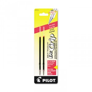 Refill, Better/EasyTouch/Dr Grip Retract Ballpoint, Fine Tip, Red, 2/Pack