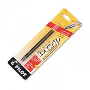 Refill, Better/EasyTouch/Dr Grip Retract Ballpoint, Med, Red, 2/Pack
