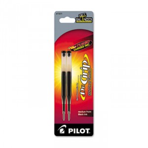 Refill for Dr. Grip Center Of Gravity Pen, Medium, Black Ink, 2/Pack