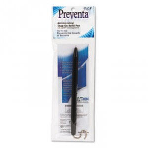 Snap-on Refill Pen for Preventa Standard Counter Pen, Medium Point, Black Ink
