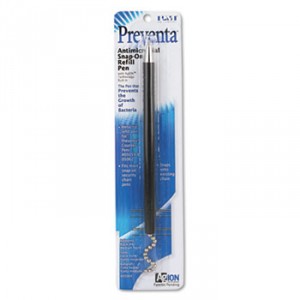 Snap-on Refill for Preventa Deluxe Counter Pen, Medium Pt., Black Ink