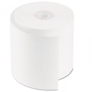 Single Ply Cash Register/POS Rolls, 2 3/4" x 150 ft., White, 50/Carton