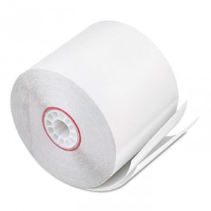 Paper Rolls, Two Ply Receipt Rolls, 2 1/4" x 90 ft, White/White, 50/Carton