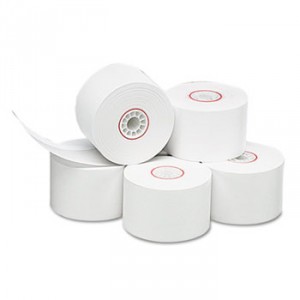 Single Ply Thermal Cash Register/POS Rolls, 1 3/4" x 150 ft., White, 10/Pk