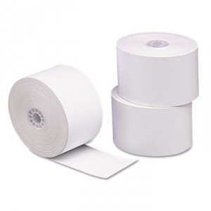 Single Ply Thermal Cash Register/POS Rolls, 1 3/4" x 230 ft., White, 10/Pk