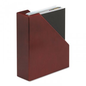 Wood Tones Magazine File, 3 1/2 x 10 1/4 x 11 3/4, Mahogany