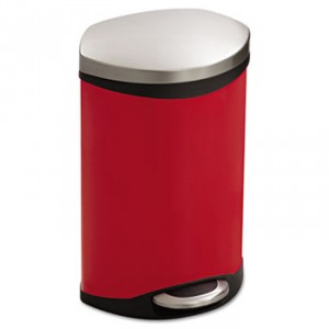 Step-On Medical Receptacle, 3gal, Red