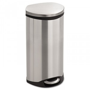 Step-On Medical Receptacle, 7.5gal, Stainless Steel