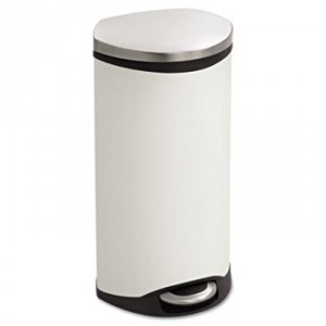 Step-On Medical Receptacle, 7.5gal, White