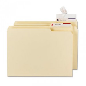 Seal & View File Folder Label Protector, Clear Laminate, 3-1/2x1-11/16, 100/Pack