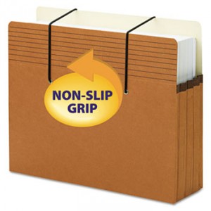 Secure Pocket, Redrope, 3 1/2 Inch Exp, Letter Size, 25/Box