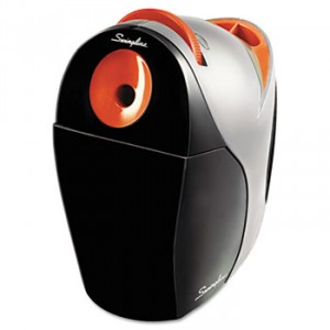 Optima Electric Pencil Sharpener, AC, Gray/Orange