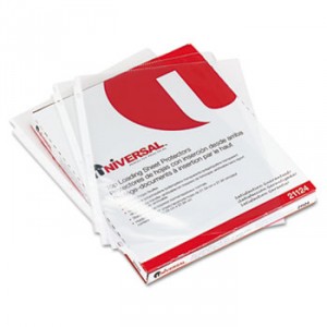 Top-Load Poly Sheet Protectors, Standard Gauge, Letter, Clear, 50/Pack