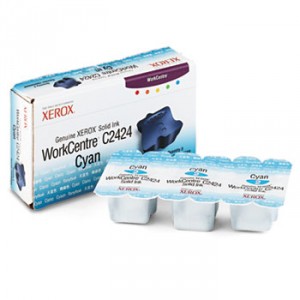 108R00660 Solid Ink Stick, 3400 Page-Yield, 3/Box, Cyan